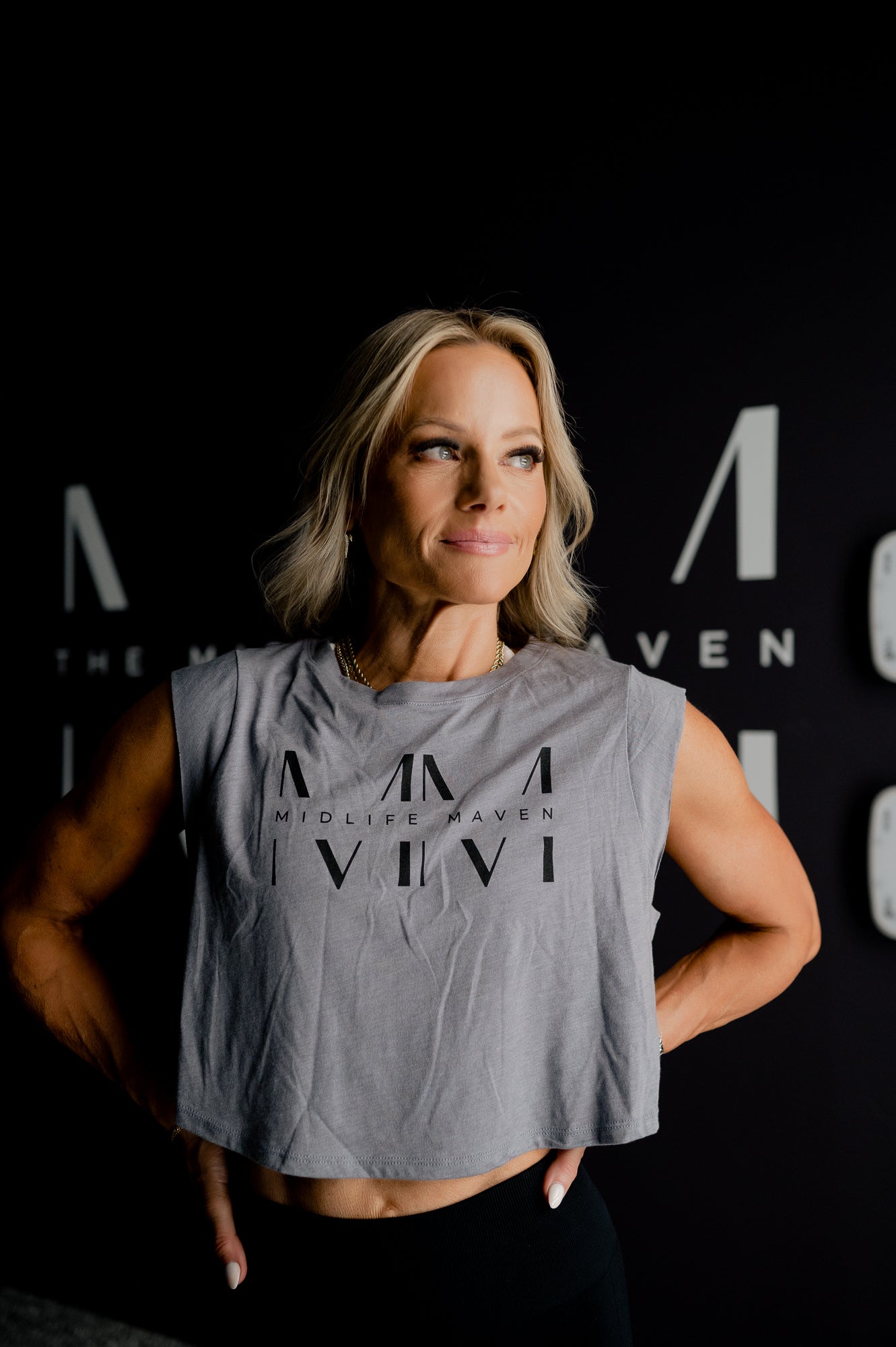 Midlife Maven Cropped Tank